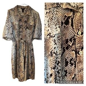 Millenium Dress Animal Print Wilderkind Snakeprint XL